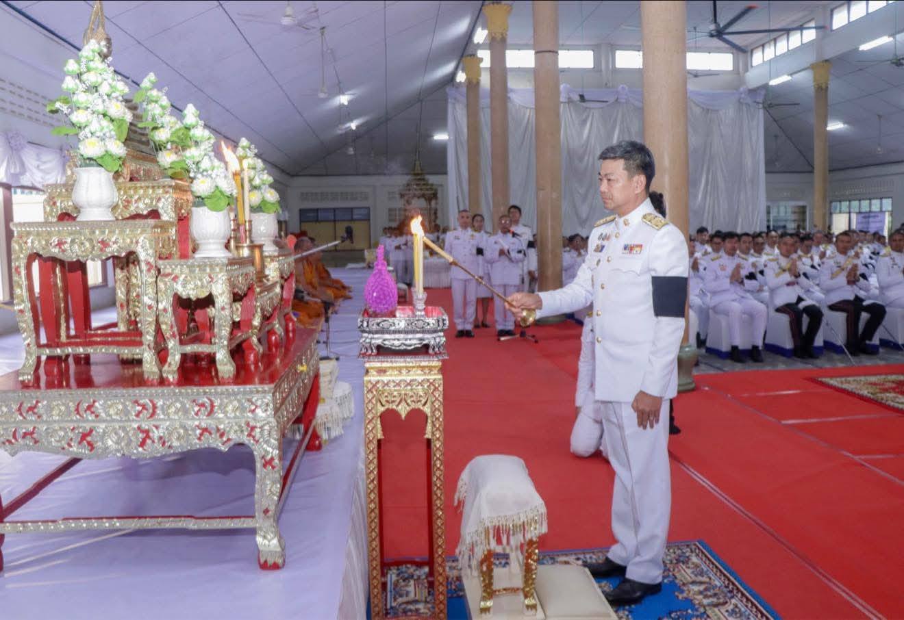 จังหวัดสระแก้ว จัดพิธีบำเพ็ญกุศลสัตตมวารทักษิณานุประทาน ( 7 วัน ) อุทิศถวายเป็นพระราชกุศล สมเด็จพระนางเจ้าสิริกิติ์ พระบรมราชินีนาถ พระบรมราชชนนีพันปีหลวง