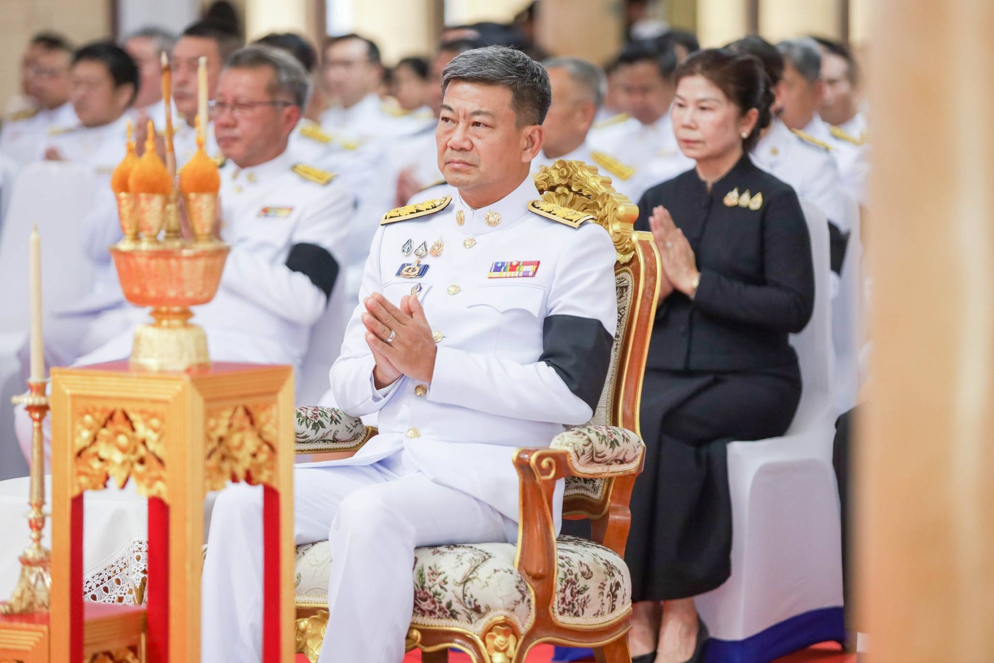 จังหวัดสระแก้วจัดพิธีบำเพ็ญพระราชกุศลปัญญาสมวาร (50 วัน) อุทิศถวายเป็นพระราชกุศลแด่สมเด็จพระนางเจ้าสิริกิติ์ พระบรมราชินีนาถ พระบรมราชชนนีพันปีหลวง